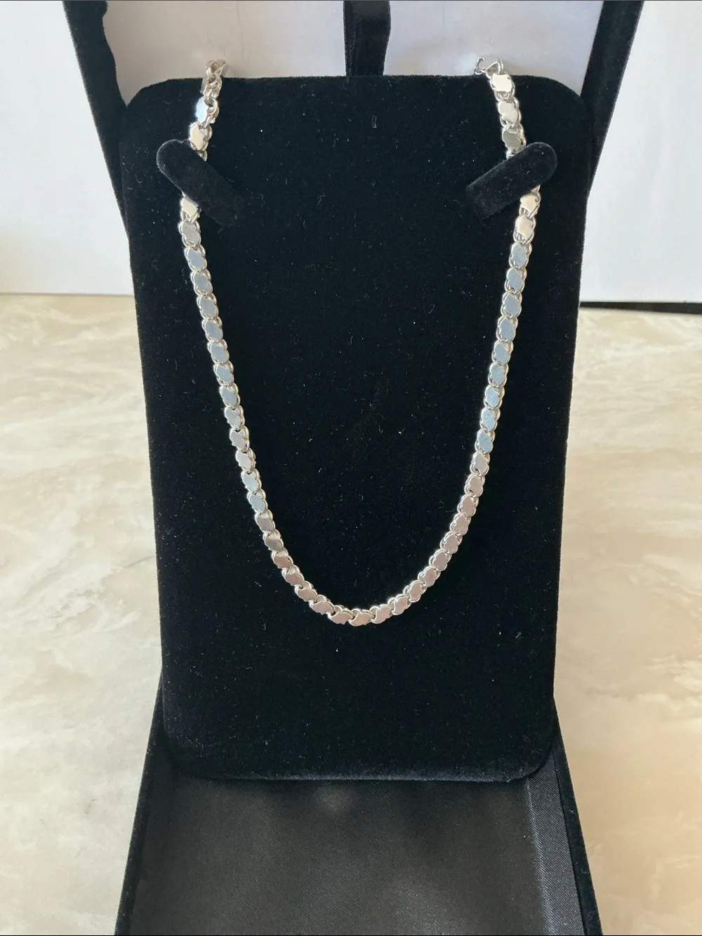Silver Chain Necklace Set (only 2 available)